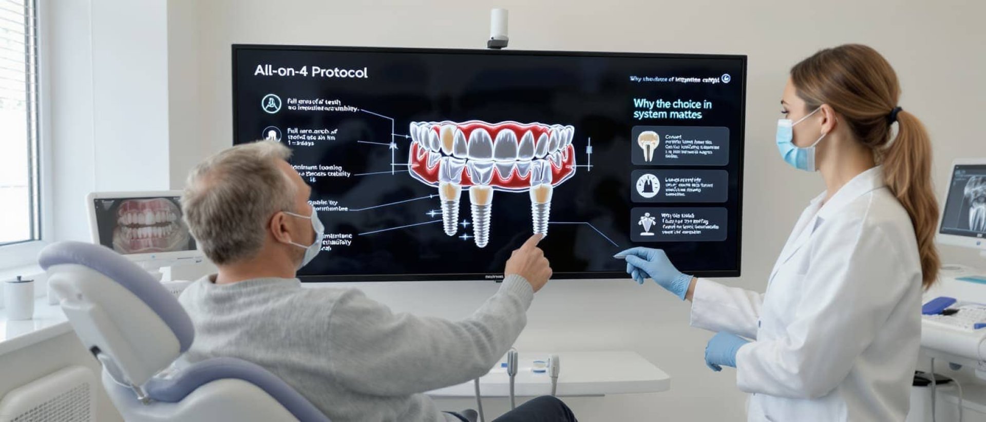 Имплантация одного зуба