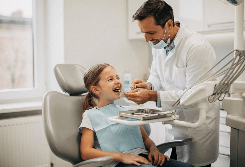 Лечение некариозных поражений и флюороза у детей