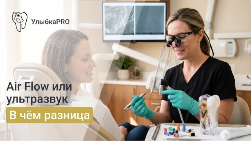 Air Flow или ультразвуковая чистка: что лучше и в чем разница